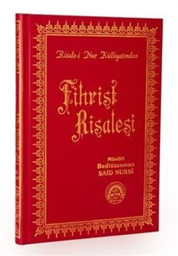 Risalei Nur Fihrist Risalesi Türkçe / Büyük Boy, Vinleks Cilt (480)