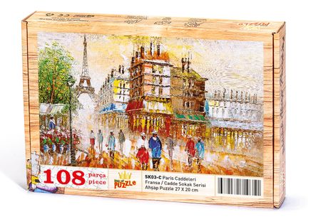 Venedik İtalya Ahşap Puzzle 108 Parça (UK03-C)