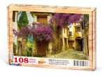 Provence Sokakları - Fransa Ahşap Puzzle 108 Parça (SK04-C)