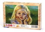Sevimli Kız Ahşap Puzzle 108 Parça (CK04-C)