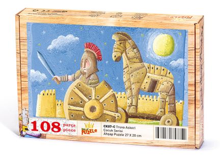 Truva Askeri Ahşap Puzzle 108 Parça (CK07-C)