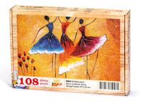 Balerinler Ahşap Puzzle 108 Parça (DM01-C)
