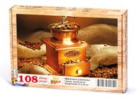 Kahve Çekirdekleri Ahşap Puzzle 108 Parça (YI03-C)