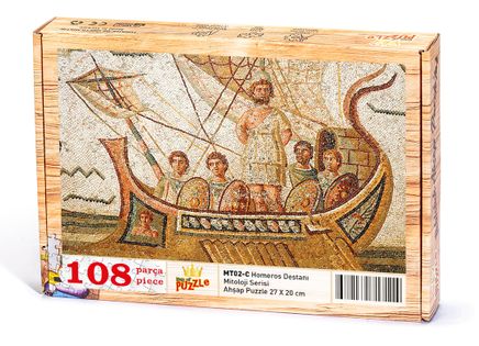 Homeros Destanı Ahşap Puzzle 108 Parça (MT02-C)
