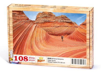 Paria Kanyonu Ahşap Puzzle 108 Parça (DG05-C)