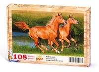 Atlar Ahşap Puzzle 108 Parça (HV01-C)