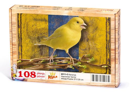 Kanarya Ahşap Puzzle 108 Parça (HV11-C)