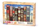 Kitap Sokağı Ahşap Puzzle 108 Parça (KT03-C)