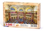 ABD Kongre Kütüphanesi Ahşap Puzzle 108 Parça (KT04-C)