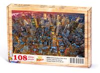 Manhathan New York Ahşap Puzzle 108 Parça (UK04-C)