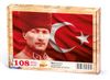 Atatürk Ahşap Puzzle 108 Parça (TR04-C)