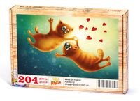 Kediler Ahşap Puzzle 204 Parça (AS02-CC)