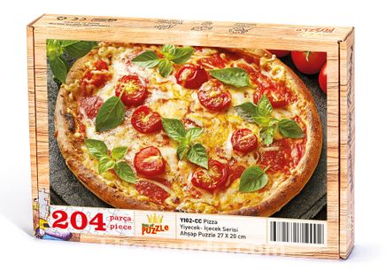 Pizza Ahşap Puzzle 204 Parça (YI02-CC)