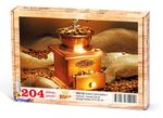 Kahve Çekirdekleri Ahşap Puzzle 204 Parça (YI03-CC)