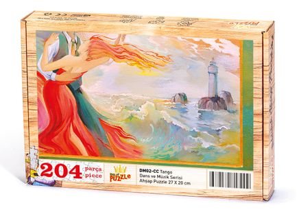 Tango Ahşap Puzzle 204 Parça (DM02-CC)
