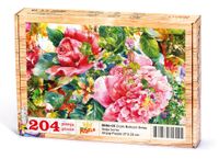 Çiçek Bahçesi Detay Ahşap Puzzle 204 Parça (DG04-CC)