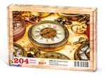 Köstekli Saatler Ahşap Puzzle 204 Parça (HR02-CC)