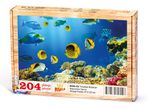 Tropikal Balıklar Ahşap Puzzle 204 Parça (HV03-CC)