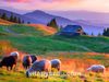 Günbatımı ve Koyunlar Ahşap Puzzle 204 Parça (HV06-CC)