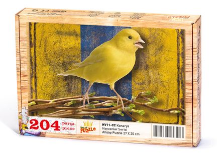 Kanarya Ahşap Puzzle 204 Parça (HV11-CC)