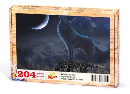Bozkurt Ahşap Puzzle 204 Parça (HV15-CC)