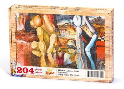 Düşünen Adam Ahşap Puzzle 204 Parça (ST02-CC)