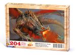 Ejderha ve  Şövalye Ahşap Puzzle 204 Parça (MF02-CC)
