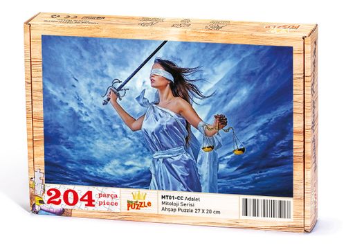 Adalet Ahşap Puzzle 204 Parça (MT01-CC)