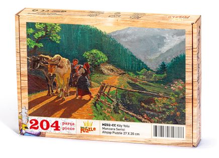 Köy Yolu Ahşap Puzzle 204 Parça (MZ02-CC)	