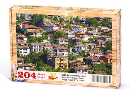 Safranbolu Evleri Ahşap Puzzle 204 Parça (SY01-CC)