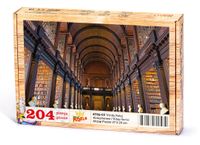 Trinity Kolej Kütüphanesi Ahşap Puzzle 204 Parça (KT02-CC)