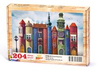 Kitap Sokağı Ahşap Puzzle 204 Parça (KT03-CC)
