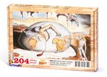 Yeni Bir Adamın Doğuşu / Salvador Dali Ahşap Puzzle 204 Parça (KR06-CC)