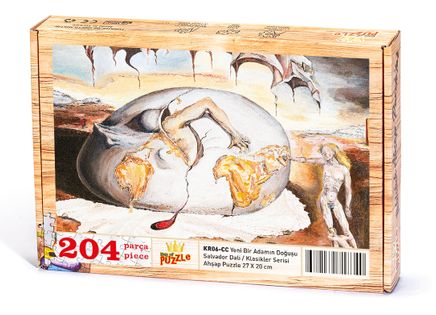 Yeni Bir Adamın Doğuşu / Salvador Dali Ahşap Puzzle 204 Parça (KR06-CC)