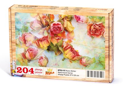 Kuru Güller Ahşap Puzzle 204 Parça (NT02-CC)
