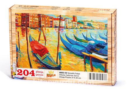 Venedik İtalya Ahşap Puzzle 204 Parça (UK03-CC)