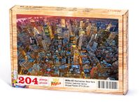 Manhathan New York Ahşap Puzzle 204 Parça (UK04-CC)