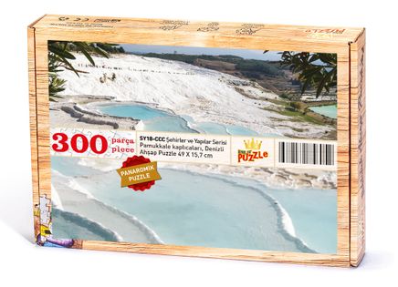 Pamukkale Kaplıcaları Denizli Ahşap Puzzle 300 Parça (SY18-CCC)