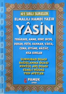 41 Sırlı Sureler Yasin Tebareke Amme Duhan (Büyük Boy) (Yas-226)