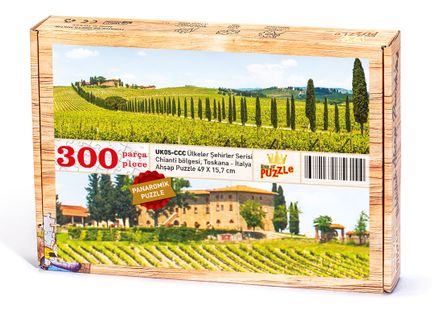 Chianti Bölgesi  Toskana - İtalya Ahşap Puzzle 300 Parça (UK05-CCC)