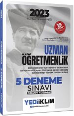 2023 T.C. Millî Eğitim Bakanlığı Uzman Öğretmenlik 5 Deneme Sınavı Tamamı Çözümlü