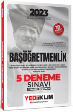2023 T.C. Millî Eğitim Bakanlığı Başöğretmenlik 5 Deneme Sınavı Tamamı Çözümlü