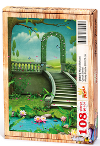 Masal Bahçesi Ahşap Puzzle 108 Parça (CK03-C)