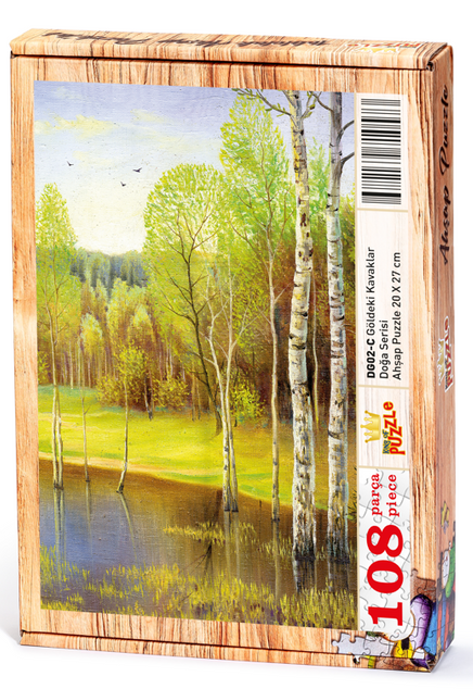 Göldeki Kavaklar Ahşap Puzzle 108 Parça (DG02-C)	