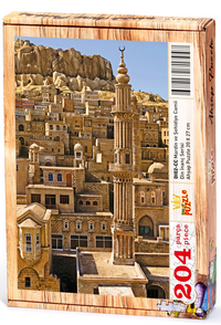 Mardin ve Şehidiye Camii Ahşap Puzzle 204 Parça (DI02-CC)