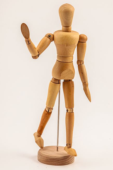 İnsan Figürü Ahşap Model Mankeni 