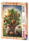 Kitap Ağacı Ahşap Puzzle 204 Parça (KT06-CC)
