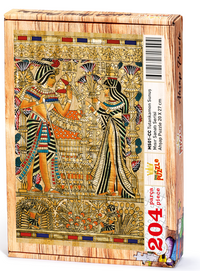 Tutankamon Sunuş Ahşap Puzzle 204 Parça (MS01-CC)