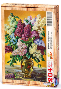 Leylaklar  Vazosu Ahşap Puzzle 204 Parça (NT06-CC)