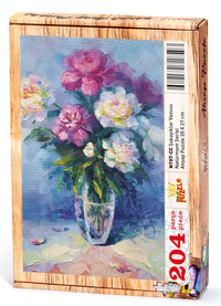 Şakayıklar Vazosu Ahşap Puzzle 204 Parça (NT07-CC)	